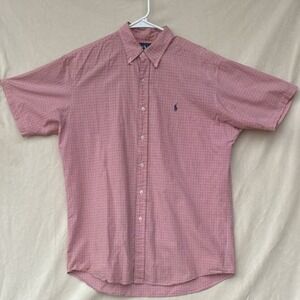 Polo Ralph Lauren Short Sleeve Mens Button-Down M Shirt